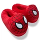 Тапочки кигуруми игрушки Детские для мальчика Kigurumi Человек Паук Марвел Spider-Man Теплые Тканевые Красные 27-34 (Х321445) - изображение 1