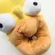 Тапочки кигуруми игрушки Детские для мальчика Kigurumi Гомер Симпсон Теплые Тканевые Желтый 35-41 (Х309845) - изображение 4