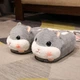 Тапочки кігурумі іграшки Дитячі для хлопчика Kigurumi Хом'як Теплі Тканинні Сірий 36-41 (Х312245) - зображення 2