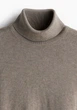 Чоловічий гольф бавовняний Slim Fit H&M (57708) S Бежевій - зображення 2