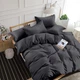 Комплект постільної білизни SoundSleep Stripe Antracit сатин-страйп євро 200х220 см антрацит (2251736515018) - зображення 1