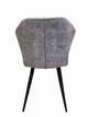 Стілець для кухні та вітальні MILAN 02 light grey/black - зображення 5