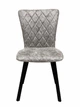 Стілець для кухні та вітальні VALENCIA 01 grey/black - изображение 4
