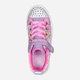 Дитячі з підсвіткою кеди для дівчинки Skechers Twinkle Sparks Unicorn Dreaming 314803L 32 Рожеві (196642576062) - зображення 4