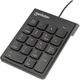 Klawiatura przewodowa Manhattan Numeric Keypad USB Black (176354) - obraz 3