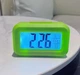 Настільний багатофункціональний електронний годинник Digital Alarm Clock DOL-2108 зелений - зображення 2