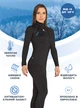 Комплект женского спортивного термобелья с шапкой Edge 7386 Rough Radical XXL см Черный 73617 - изображение 2