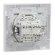 Розетка комп'ютерна біла RJ45, 6е UTP, EPH4700121 Schneider Asfora - зображення 2