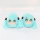 Тапочки кигуруми игрушки для мальчика Детские Kigurumi Тапочки Хацуне Мику Теплые Тканевые Бирюзовые 35-41 - изображение 3