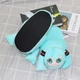 Тапочки кигуруми игрушки для мальчика Детские Kigurumi Тапочки Хацуне Мику Теплые Тканевые Бирюзовые 35-41 - изображение 10