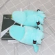 Тапочки кигуруми игрушки для мальчика Детские Kigurumi Тапочки Хацуне Мику Теплые Тканевые Бирюзовые 35-41 - изображение 13