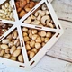 Новорічний набір горіхів у дерев'яній подарунковій коробочці Царство Меду 450 грам. Для колег, хлопця, чоловіка. - зображення 7