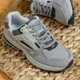 Женские кроссовки Restime HWO24068 36 23 см Серые (H2009001439374_2036000100684) - изображение 8