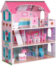 Ляльковий будинок LEAN Toys Wooden Villa Bianca Furniture 70 см (5908275991960) - зображення 1