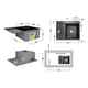 Мийка для кухні з крилом інтегрована права Lidz Handmade H6350BR (LDH6350BRPVD45590) Brushed Black PVD 3,0/1,0 мм - зображення 3