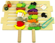 Zestaw do zabawy LEAN Toys Wooden Grill Accessories Barbecue Skewers Grilling Baking (5904665990513) - obraz 3