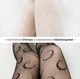 Комплект ажурные колготки в сетку с месяцами двух цветов One Size Черные Белые - изображение 3