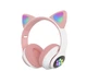 Наушники беспроводные Cat Ear VZV-23M 7695 с кошачьими ушками Розовый - изображение 3