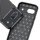 Противоударный чехол Карбон для Google Pixel 8A черный резиновый бампер - изображение 2