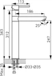 Смеситель для раковины FERRO Stratos BFI2LG - изображение 2