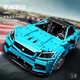 Конструктор Спортивная машина Mercedes-Benz AMG C63 на 4129 деталей ,голубая - изображение 6