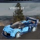 Конструктор Спортивна машина Bugatti на 336 деталей, синя - зображення 4
