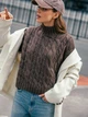 Свитер женский Dressa 70573 44-48 Коричневый (2000406197074_D) - изображение 4