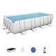 Прямоугольный каркасный бассейн Bestway 56671 (488х244х122 см) Power Steel Frame Pool - изображение 2