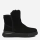 Женские зимние ботинки замшевые высокие Allshoes 189356 36 Черные (ROZ6501055142) - изображение 1