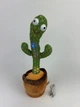 Танцующий кактус USB поющий 120 песен с подсветкой Dancing Cactus TikTok игрушка Повторюшка кактус зеленый - изображение 5