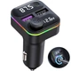 FM-трансмиттер Inspire C37 MP3 2xUSB 12-24V Black - изображение 1