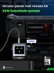 Зарядное устройство UGREEN CD361 Nexode RG 65W Robot Design 3-Port GaN Fast Charger QC4.0 PPS для MacBook Pro/Air, iPad, iPhone 16 15 14 13 Pro Max, Galaxy S24 Ultra, Dell XPS Black (25685) - изображение 7