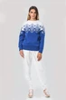 Жіночий новорічний світшот сніжинка XXL | 52-54 UKRS-8837 UkrGlamour - изображение 4