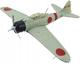 Model do składania Piececool Samolot Mitsubishi A6M (6927897207210) - obraz 1