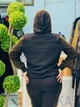 Женский спортивный костюм со стразами VEDIKA FASHION, Турция 50 Черный с золотистым - изображение 5