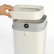 Мусорное ведро без крышки MVM BIN-25 15L WHITE/GRAY - изображение 4