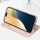 Чехол-книжка Dux Ducis с карманом для визиток для Apple iPhone 16 Pro (6.3") Rose Gold Без бренда - изображение 4