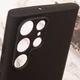Чехол TPU GETMAN Liquid Silk Full Camera для Samsung Galaxy S23 Ultra Черный / Black - изображение 4
