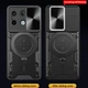 Ударопрочный чехол Bracket case with Magnetic для Xiaomi Redmi Note 13 Pro 4G / Poco M6 Pro 4G Black Без бренда - изображение 4