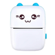 Портативный детский мини принтер термопринтер TOPA Mini printer с термопечатью Голубой - изображение 9