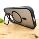 Чехол Baseus Smoke case Magsafe with Metal Stand для iPhone 16 Pro Max Black - изображение 3