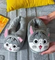 Тапочки кігурумі іграшки Дитячі для хлопчика Kigurumi Котик Чі Теплі Тканинні Сірий 30-36 (Х305345) - зображення 2