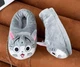 Тапочки кігурумі іграшки Дитячі для хлопчика Kigurumi Котик Чі Теплі Тканинні Сірий 30-36 (Х305345) - зображення 3