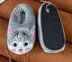 Тапочки кігурумі іграшки Дитячі для хлопчика Kigurumi Котик Чі Теплі Тканинні Сірий 30-36 (Х305345) - зображення 4