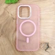 Чохол Baseus Smoke case Matte with Magsafe Iphone 16 Pink - зображення 1
