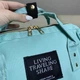 Городской рюкзак сумка для мамы Living Traveling Share, 20л, Голубой (Многофункциональный рюкзак для коляски) - изображение 6