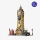 Конструктор Pantasy Original - Steampunk Парк Часовая башня в стиле стимпанк (85008) - изображение 1