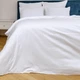 Простирадло SoundSleep готель сатин-страйп 140х220 см біле (92891104) - зображення 4