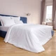 Простирадло SoundSleep готель сатин-страйп 140х220 см біле (92891104) - зображення 1