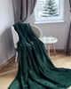 Плед Emily Manner велсофт 150х200 см 300 гм2 Dark Green (94326222) - зображення 1